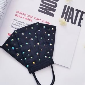 Hand made iridescent Crystal face mask